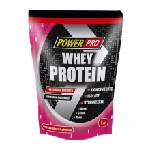 Протеин Power Pro Whey Protein 1000 g /25 servings/ Клубника