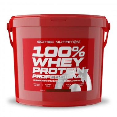 Протеин Scitec Nutrition 100% Whey Protein Professional 5000 g /160 servings/ Banana