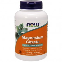 Микроэлемент Магний NOW Foods Magnesium Citrate 120 Veg Caps