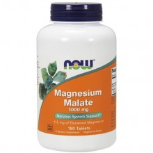 Микроэлемент Магний NOW Foods Magnesium Malate 1000 mg 180 Tabs
