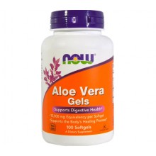 Алоэ Вера NOW Foods Aloe Vera gels 100 Softgels