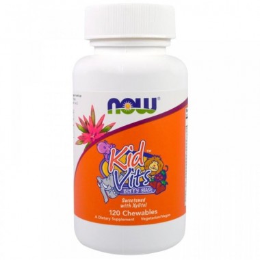 Витаминно-минеральный комплекс NOW Foods Kid Vits Berry Blast 120 Chewables