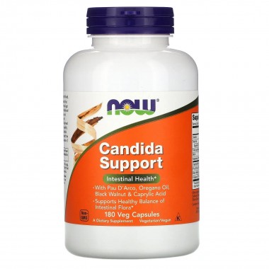 Противогрибковый препарат NOW Foods Candida Support 180 Veg Caps