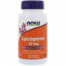 Ликопин NOW Foods Lycopene 10 mg 60 Softgels