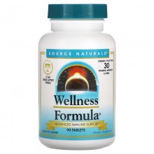 Витаминно-минеральный комплекс Source Naturals Wellness Formula, Herbal Defense Complex 90 Tabs