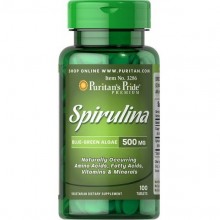 Спирулина Puritan's Pride Spirulina 500 mg 100 Tabs