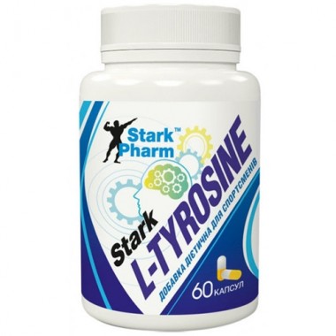 Тирозин для спорту Stark Pharm Stark L-Tyrosine 60 Caps