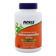 Ашваганда NOW Foods Ashwagandha 450 mg 180 Veg Caps