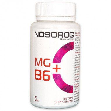 Витаминно-минеральный комплекс для спорта Nosorog Nutrition Mg+B6 90 tabs Витаминно-минеральный комплекс для спорта Nosorog Nutrition Mg+B6 90 tabs