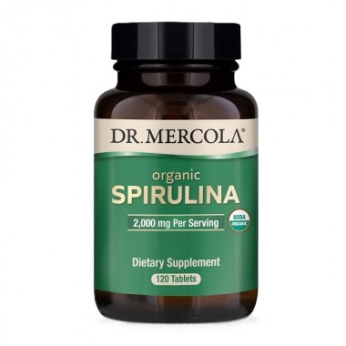Спирулина Dr. Mercola Organic Spirulina 120 Tabs