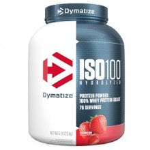 Протеин Dymatize ISO-100 2300 g /76 servings/ Strawberry Протеин Dymatize ISO-100 2300 g /76 servings/ Strawberry