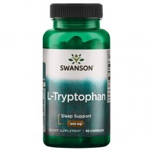 Триптофан Swanson L-Tryptophan 500 mg 60 Caps