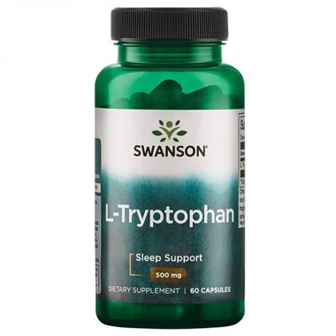 Триптофан Swanson L-Tryptophan 500 mg 60 Caps