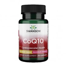 Коэнзим Swanson Ultra CoQ10 200 mg 30 Caps Коэнзим Swanson Ultra CoQ10 200 mg 30 Caps