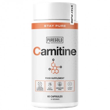 Жиросжигатель для спорта Pure Gold Protein Carnitine 60 Caps