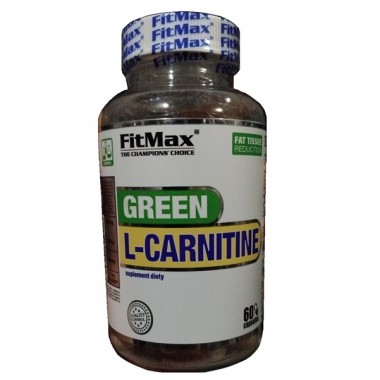 Жиросжигатель для спорта FitMax Green L-Carnitine 60 Caps