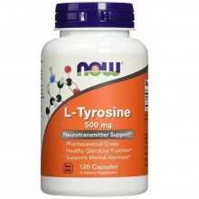 Тирозин NOW Foods L-Tyrosine 500 mg 120 Caps Тирозин NOW Foods L-Tyrosine 500 mg 120 Caps