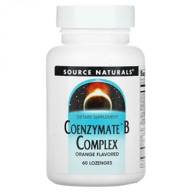 Коэнзим Source Naturals Coenzymate B Complex 60 Lozenges Orange Flavored