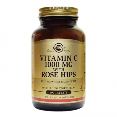 Витамин C Solgar Vitamin C with Rose Hips 1000 mcg 100 Tabs