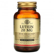Лютеин Solgar Lutein 20 mg 60 Softgels
