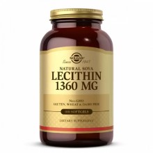 Лецитин Solgar Natural Soya Lecithin 1360 mg 100 Softgels