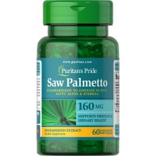 Экстракты ягод сереноа Puritan's Pride Saw Palmetto Extract 160 mg 60 Caps