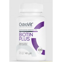 Биотин OstroVit Biotin Plus 100 Tabs Биотин OstroVit Biotin Plus 100 Tabs