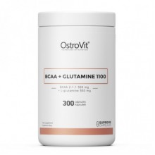 Аминокислота BCAA для спорта OstroVit BCAA + Glutamine 1100 mg 300 Caps