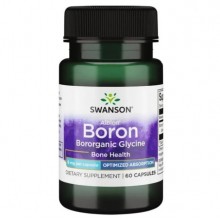 Микроэлемент Бор Swanson Albion Boron Bororganic Glycine 6 mg 60 Caps