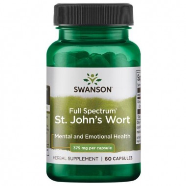 Зверобой Swanson Full Spectrum St. John's Wort 375 mg 60 Caps