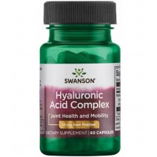 Гиалуроновая кислота Swanson Hyaluronic Acid Complex 33 mg 60 Caps
