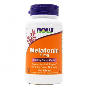 Мелатонин для сна NOW Foods Melatonin 1 mg 100 Tabs