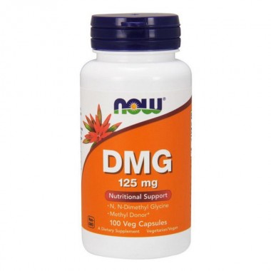 Глицин NOW Foods DMG 125 mg 100 Veg Caps