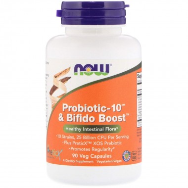 Пробиотик NOW Foods Probiotic-10 Bifido Boost 90 Veg Caps