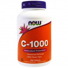 Витамин C NOW Foods Vitamin C-1000 250 Tabs Витамин C NOW Foods Vitamin C-1000 250 Tabs