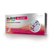 Витаминно-минеральный комплекс для спорта Activlab MultiVit for Women 60 Caps