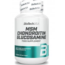 Хондропротектор (для спорта) BioTechUSA MSM Chondroitin Glucosamine 60 Tabs