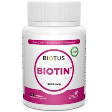 Биотин Biotus Biotin 5000 mcg 60 Caps BIO-530326 Биотин Biotus Biotin 5000 mcg 60 Caps BIO-530326