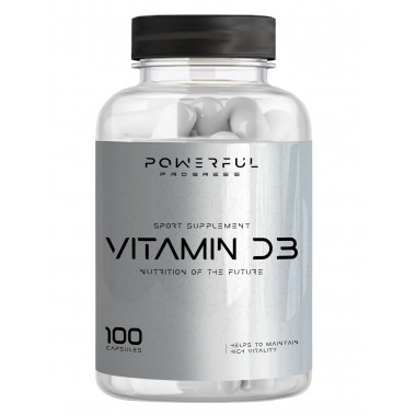 Витамин D для спорта Powerful Progress Vitamin D3 100 Caps