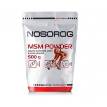Хондропротектор (для спорта) Nosorog Nutrition MSM Powder 500 g /250 servings/ Pure