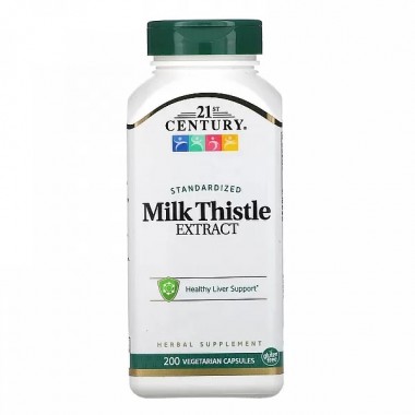 Расторопша 21st Century Standardized Milk Thistle Extract 200 Veg Caps