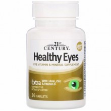 Витаминно-минеральный комплекс 21st Century Healthy Eyes Extra With Lutein, Zinc & Vitamin B 36 Tabs
