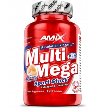 Витаминно-минеральный комплекс для спорта Amix Nutrition MultiMega Stack 120 Tabs Витаминно-минеральный комплекс для спорта Amix Nutrition MultiMega Stack 120 Tabs