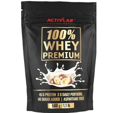 Протеин Activlab 100% Whey Premium 500 g /16 servings/ Cookie with Milk Chocolate