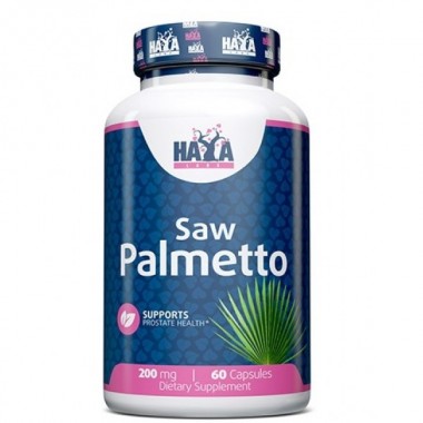 Экстракты ягод сереноа Haya Labs Saw Palmetto 200 mg 60 Caps
