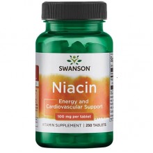 Ниацин Swanson Niacin 100 mg 250 Tabs