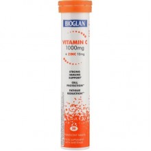 Витамин С для повышения иммунитета Bioglan Vitamin C + Zinc 20 effervescent tabs