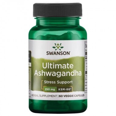 Ашваганда Swanson Ashwagandha Ultimate 250 mg 60 Veg Caps
