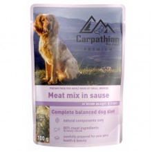 Carpathian MINI - МЯСНОЕ АСОРТИ в соусе Meat mix in sause для собак, пауч 100 г (24шт/уп).
