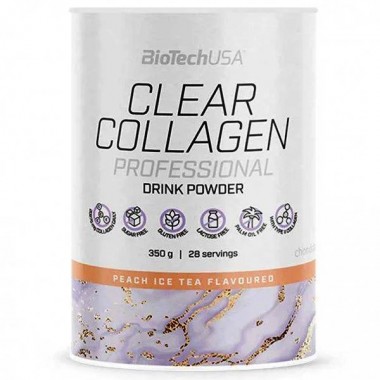 Хондропротектор (для спорта) BioTechUSA Clear Collagen Professional 350 g /28 servings/ Peach Ice Tea